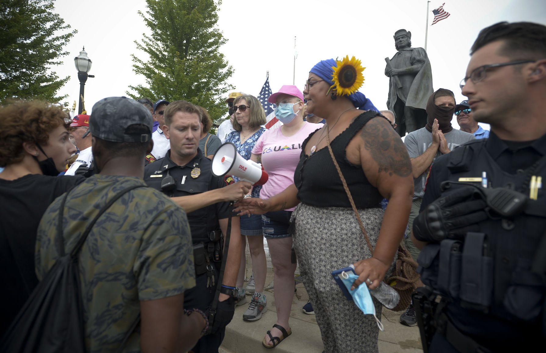 CHRISTOPHER COLUMBUS PROTEST